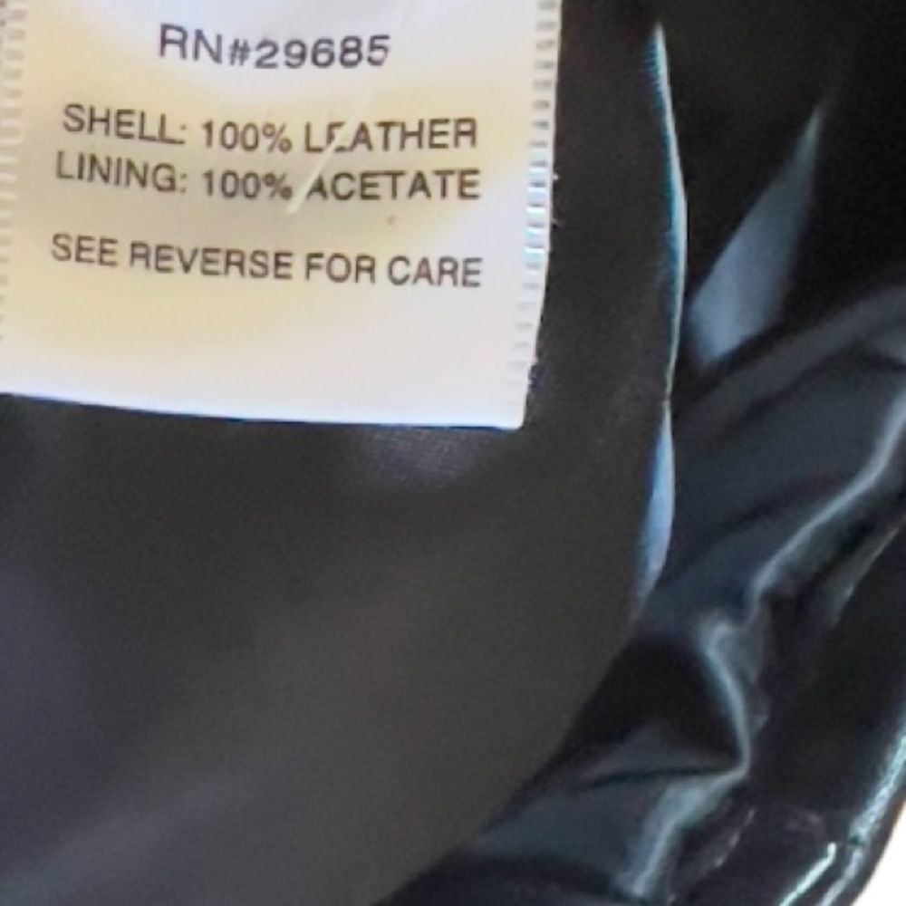 Pendleton Black Leather Jacket With Studs - image 8